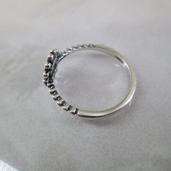 OPAL Flower Ring>925 Flower ring,Opal ring,925 Sterling Silver Rings,Opal - Picture 5 of 5